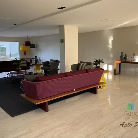 Flat Park Veredas Com Vista Piscina Frigobar E Fogao Rio Quente Exterior photo