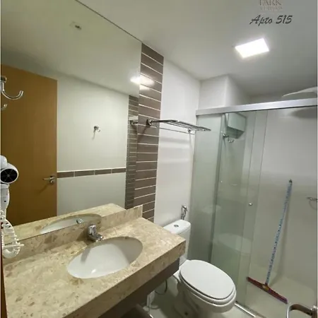 Flat Park Veredas Com Vista Piscina Frigobar E Fogao Rio Quente Exterior photo