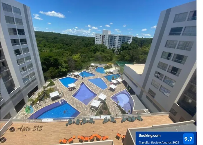 Flat Park Veredas Com Vista Piscina Frigobar E Fogao